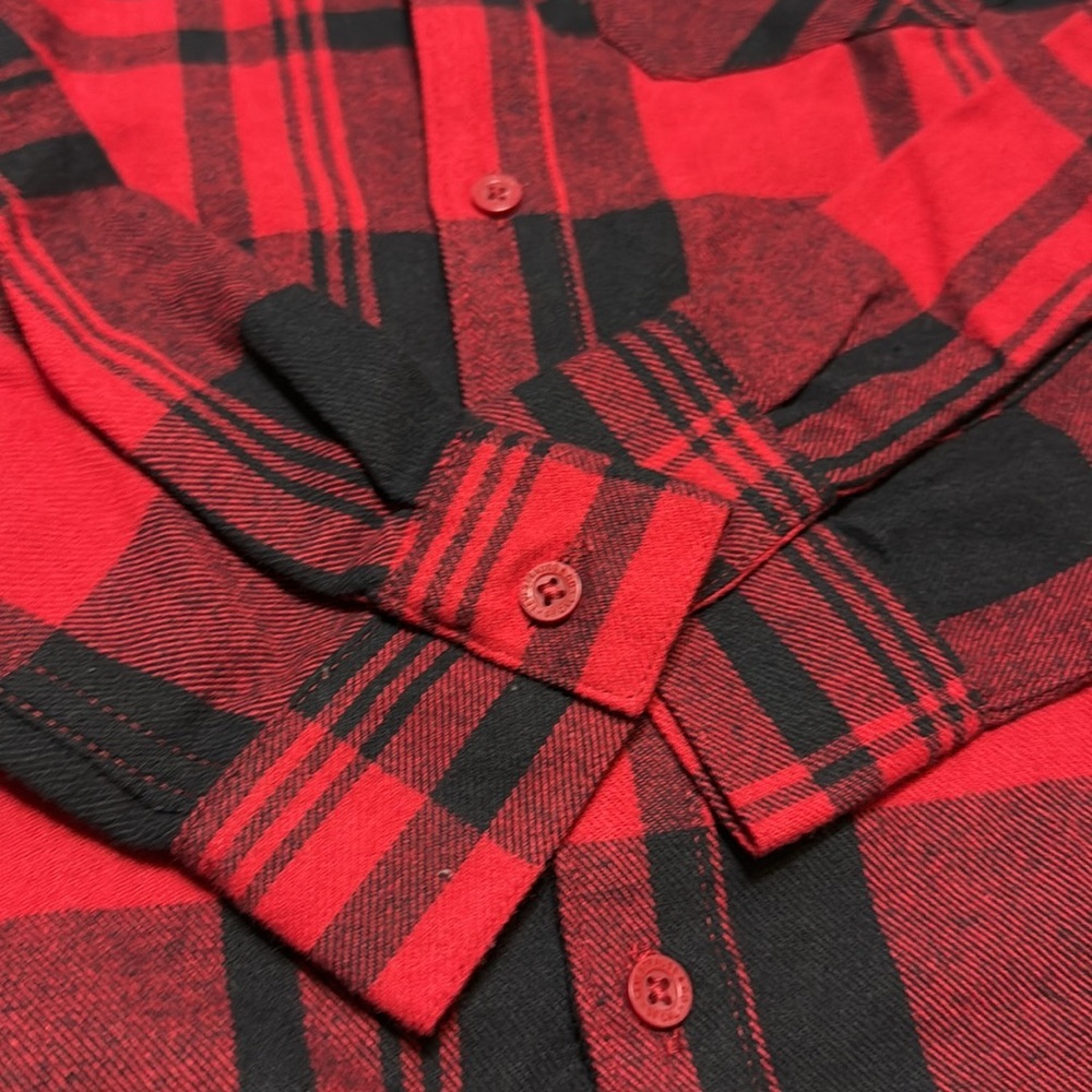 Levi’s boys plaid flannel shirts size 10/12 - Picture 6 of 9